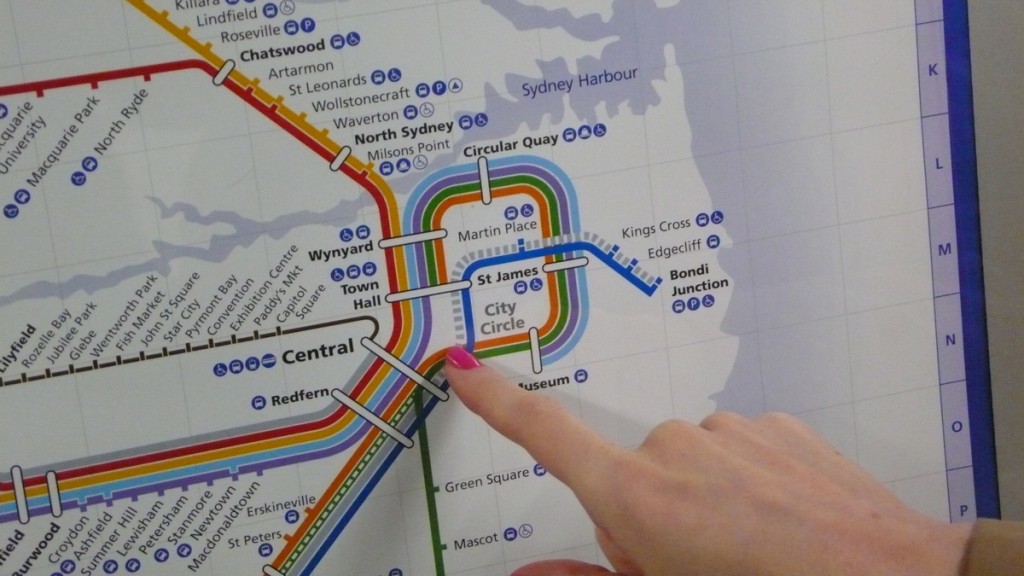 Sydney train map