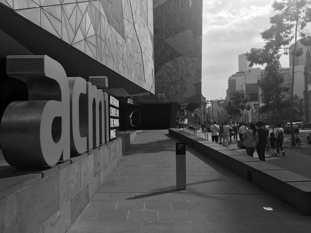 Flinders Street entrance to the ACMI museum